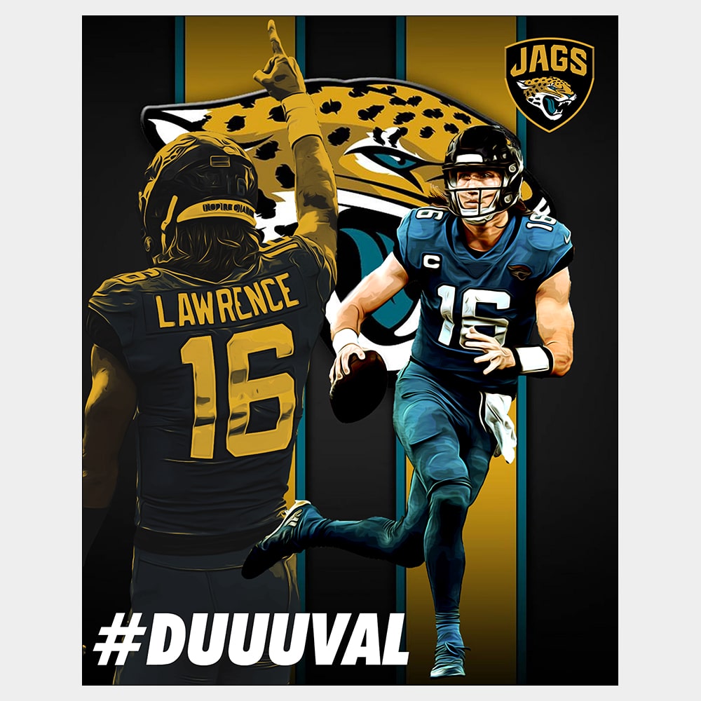 Trevor Lawrence - #DUVAAAL Sports Art