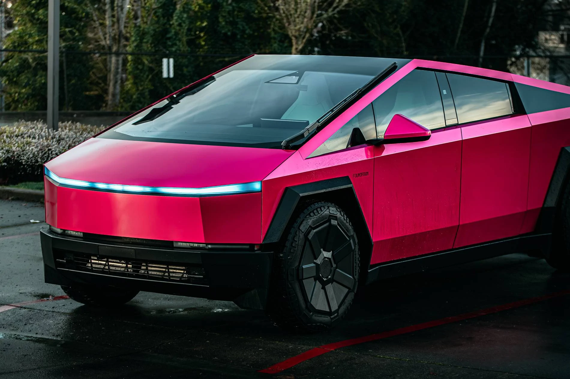 Finally some glamour shots (Pink Cybertruck content). Tesla Cybertruck Forum Owners Club