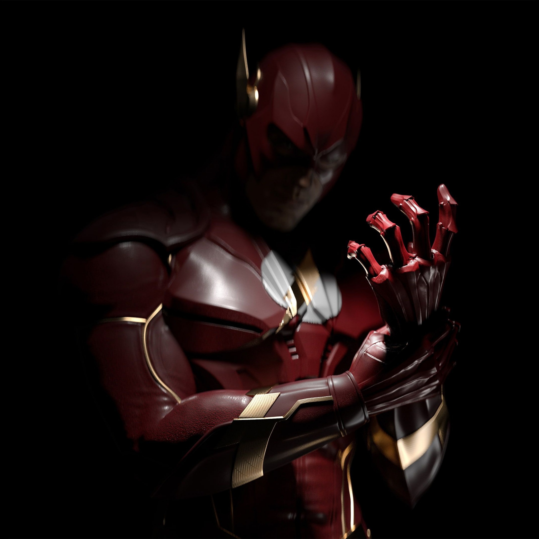 The Flash Wallpaper 4K, Injustice 2, Barry Allen
