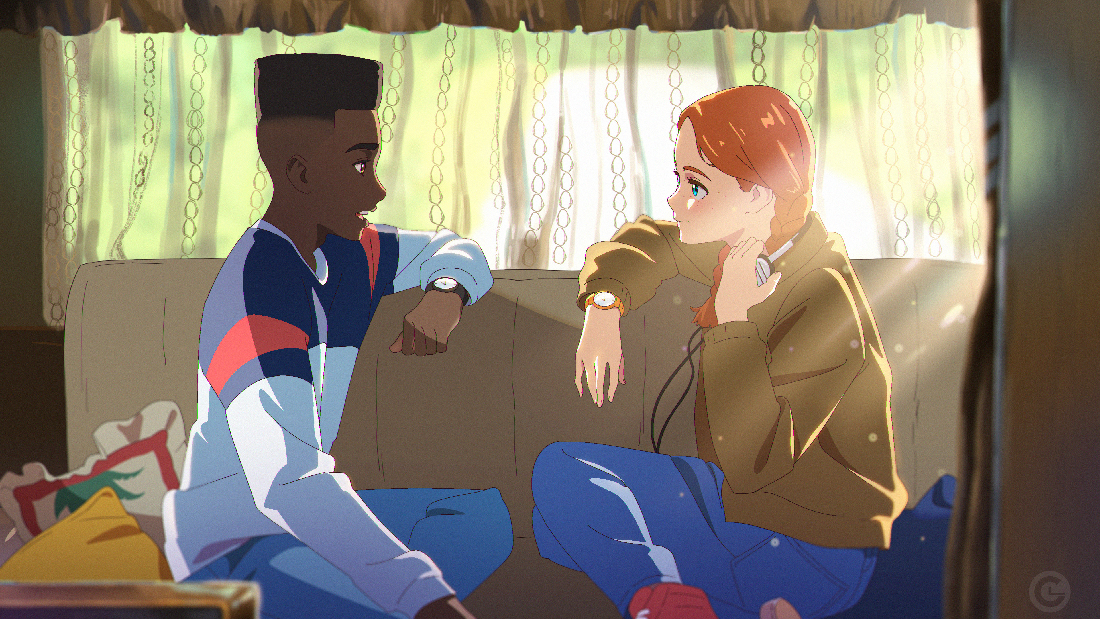 Download Lucas Sinclair Max Mayfield TV Show Stranger Things 4k Ultra HD Wallpaper