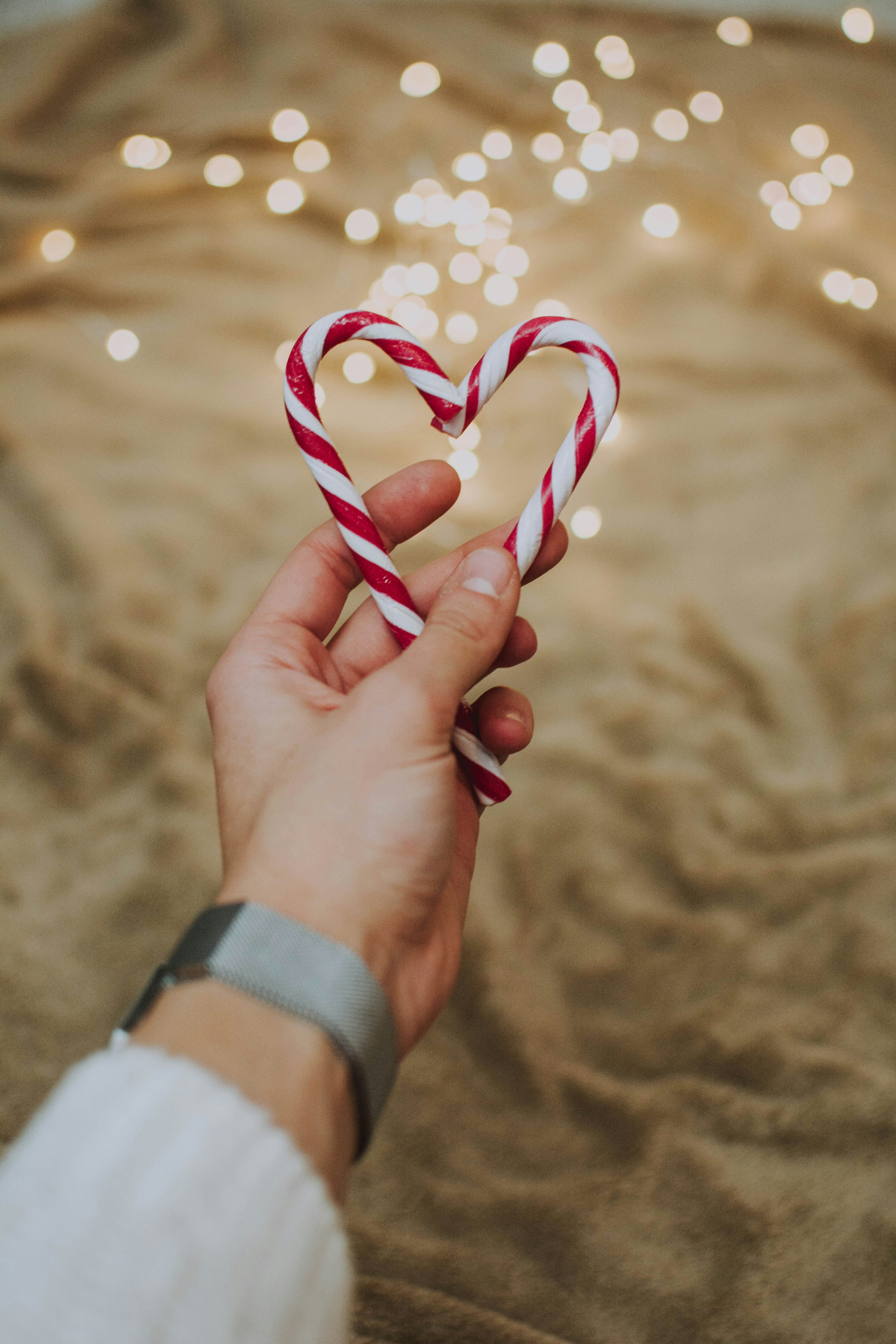 Candy heart cane photo