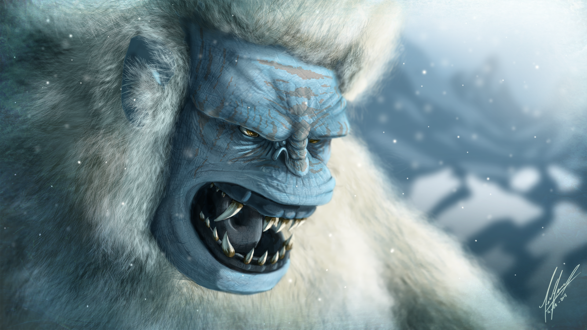 Yeti (The Abominable Snowman) by MelesMeles on Newgrounds