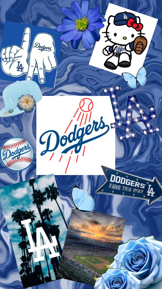 Dodger Collage. Baseball wallpaper, La dodgers baseball, Dodgers nation