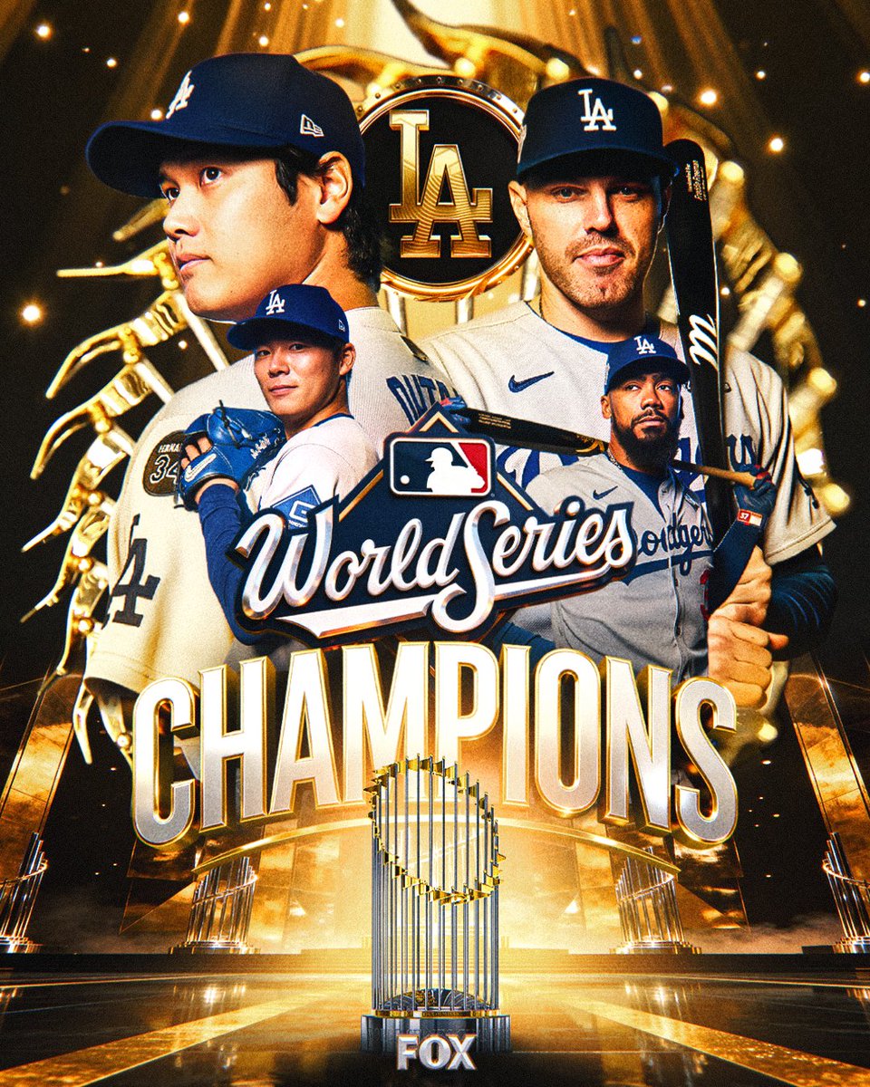BACK TO BACK THE LOS ANGELES DODGERS ARE 2025 WORLD SERIES CHAMPIONS Dodgers X #WorldSeries