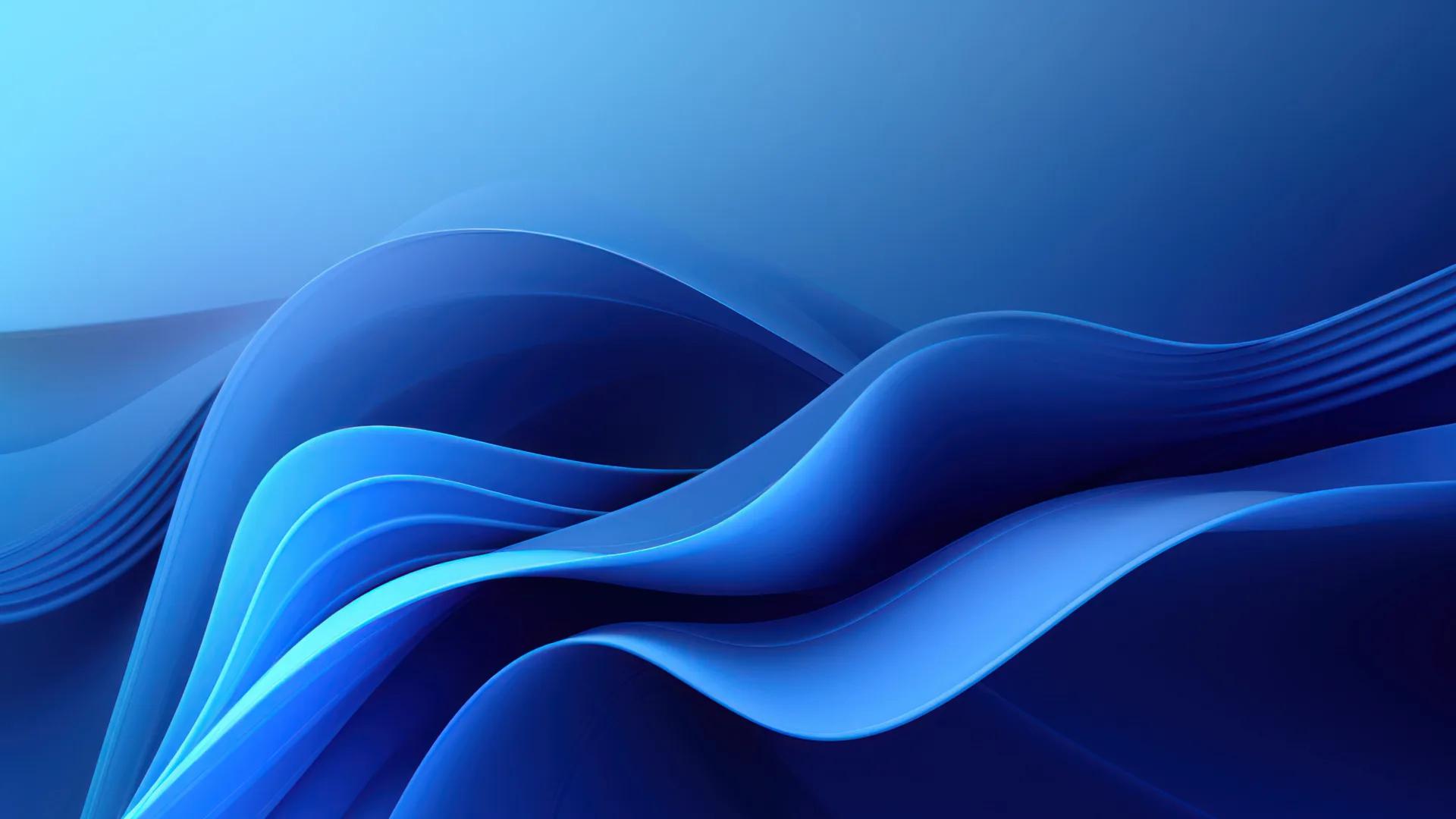 Dark Blue Abstract Layers [1920x1080]