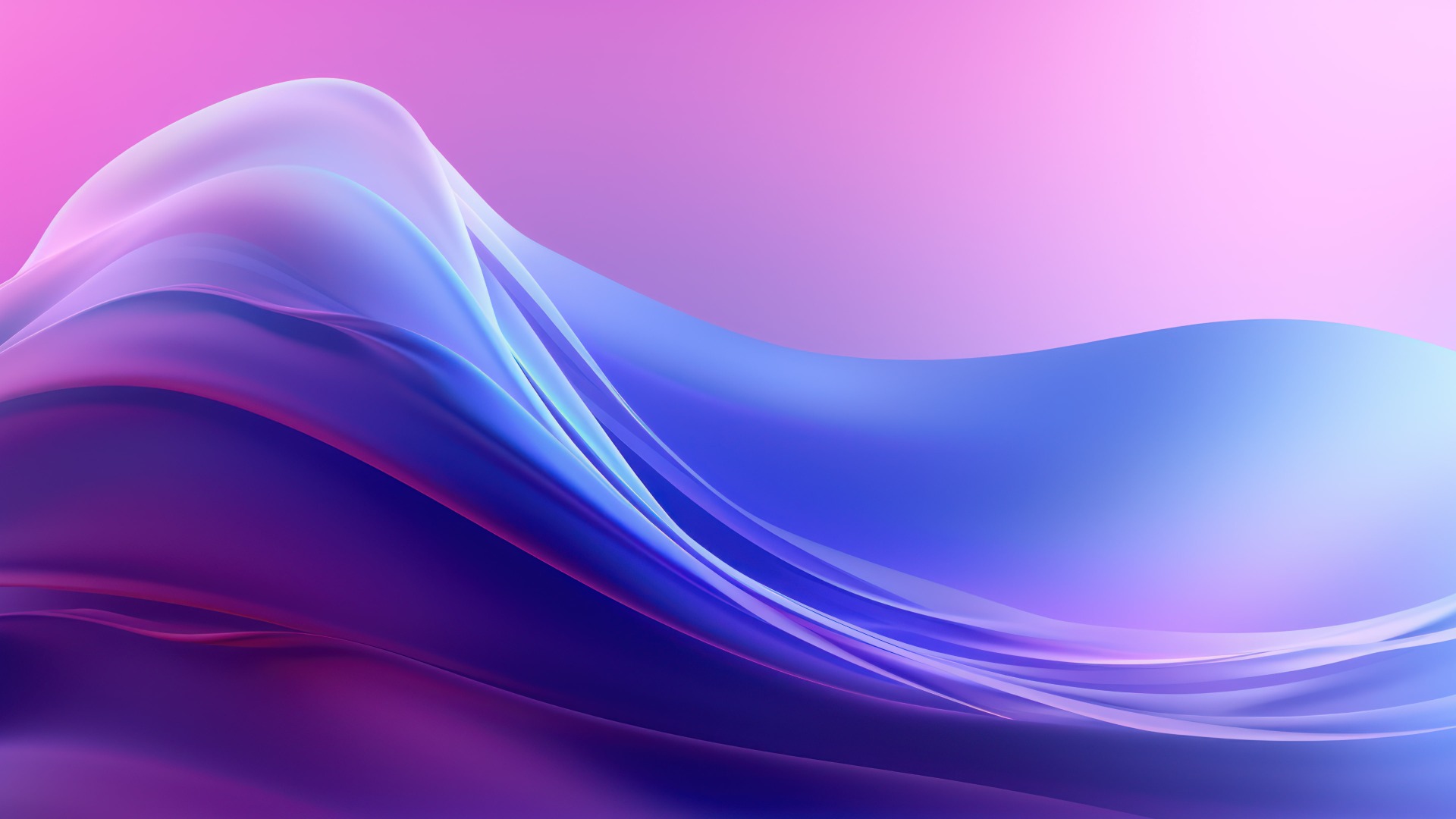 Abstract Gradient Blue Layers [1920x1080]
