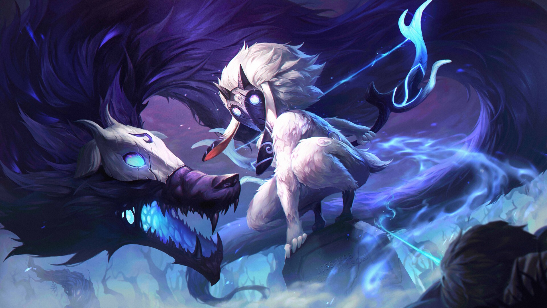 Download Kindred (League Of Legends) Video Game League Of Legends HD Wallpaper