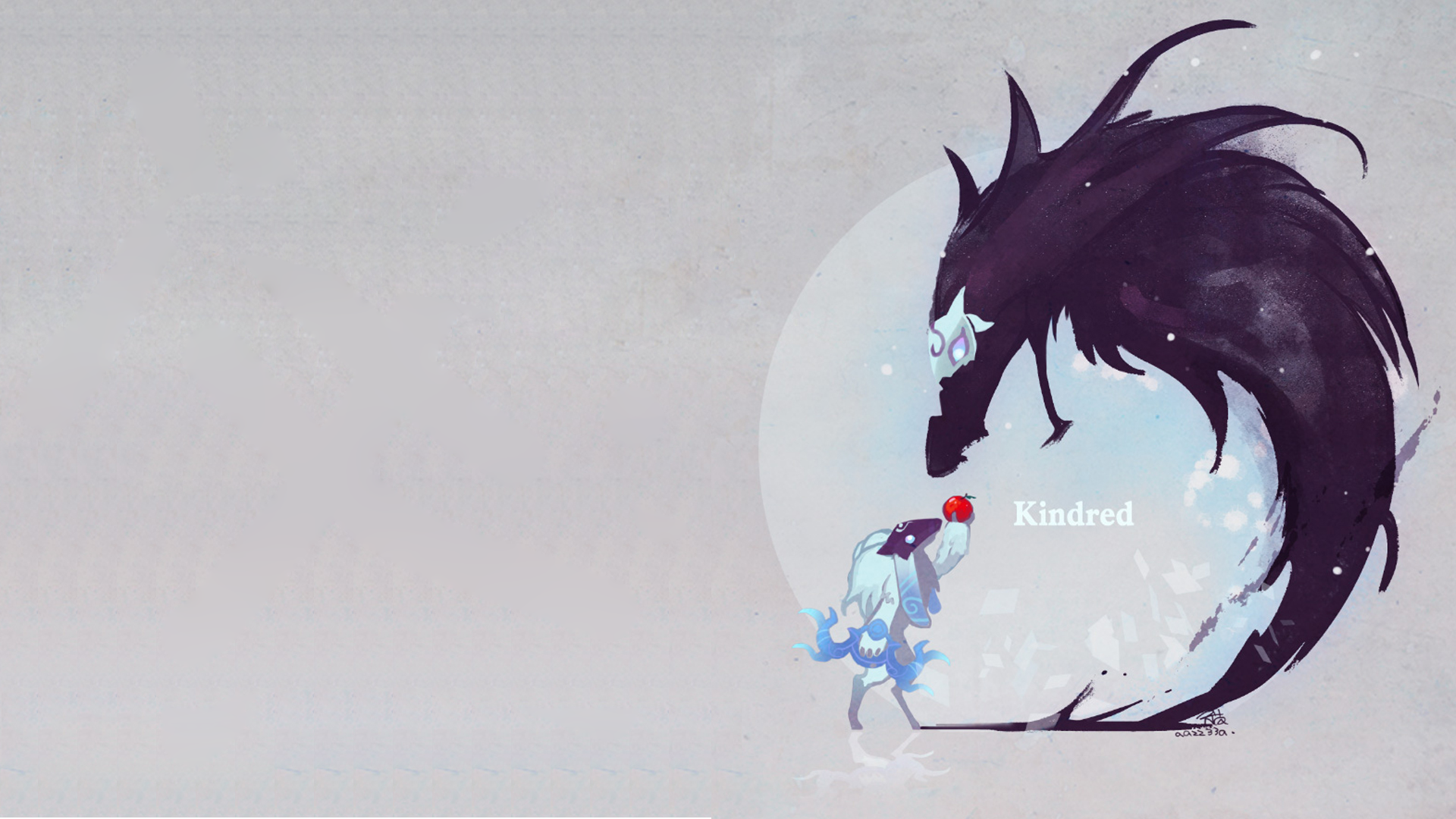 LoLWallpaper. Kindred Fan Art Kindred