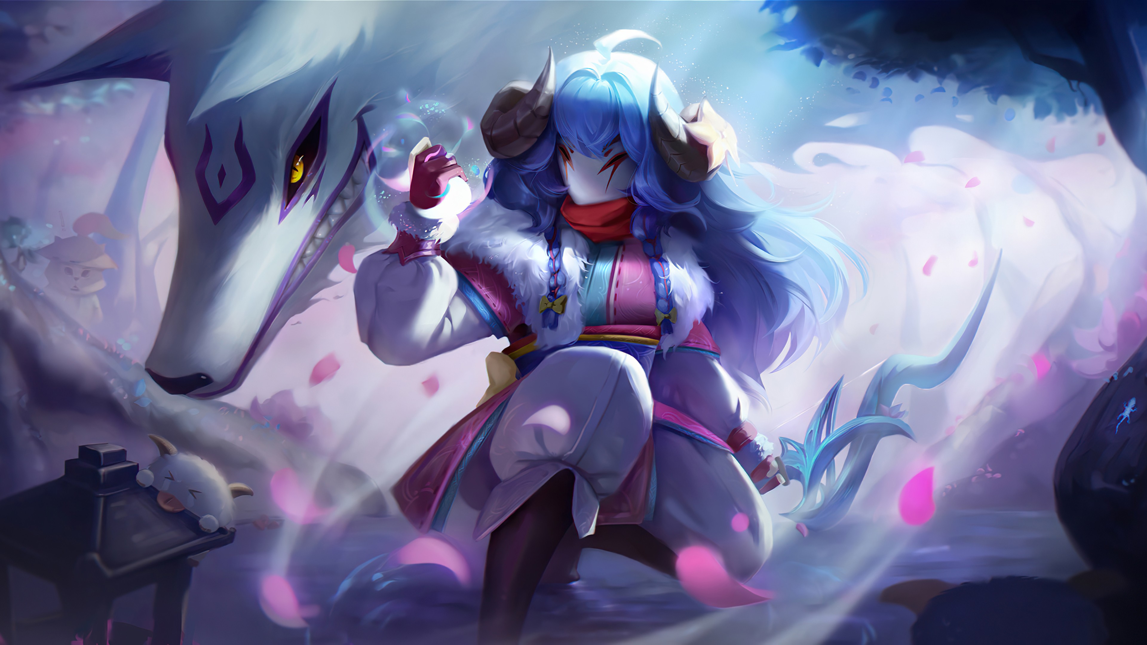 Kindred 4K HD League Of Legends Wallpaper
