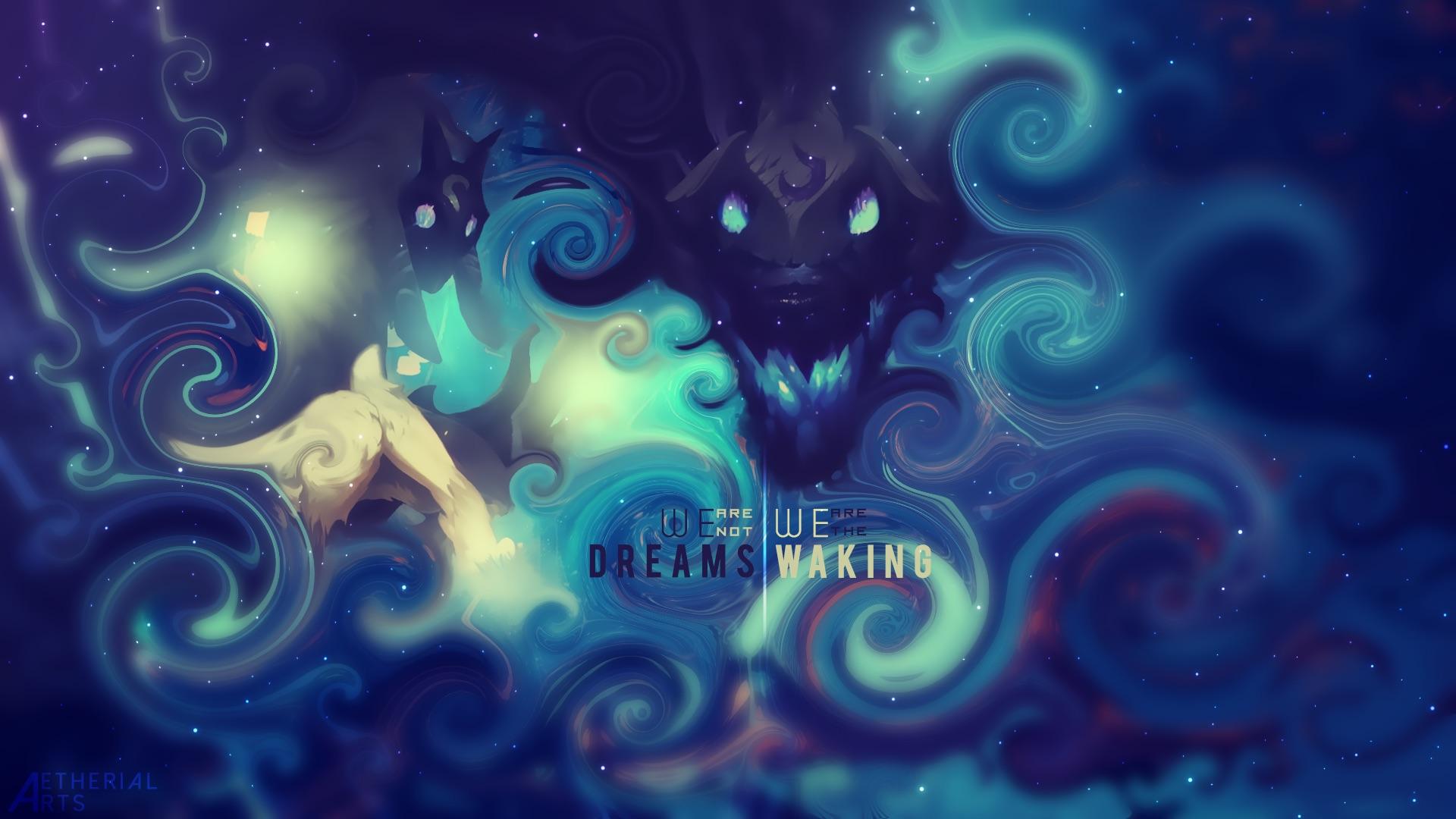 An old swirly Kindred wallpaper I made