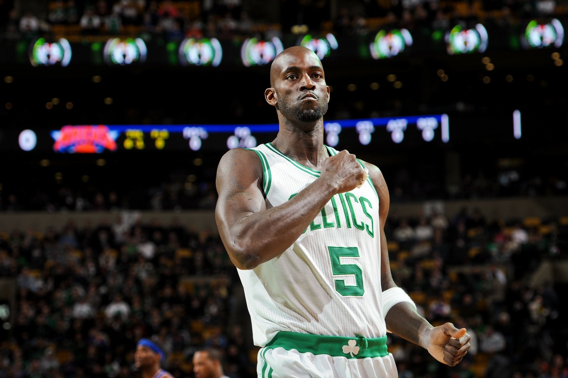 Kevin Garnett Celtics Glory: Iconic NBA Basketball HD Wallpaper
