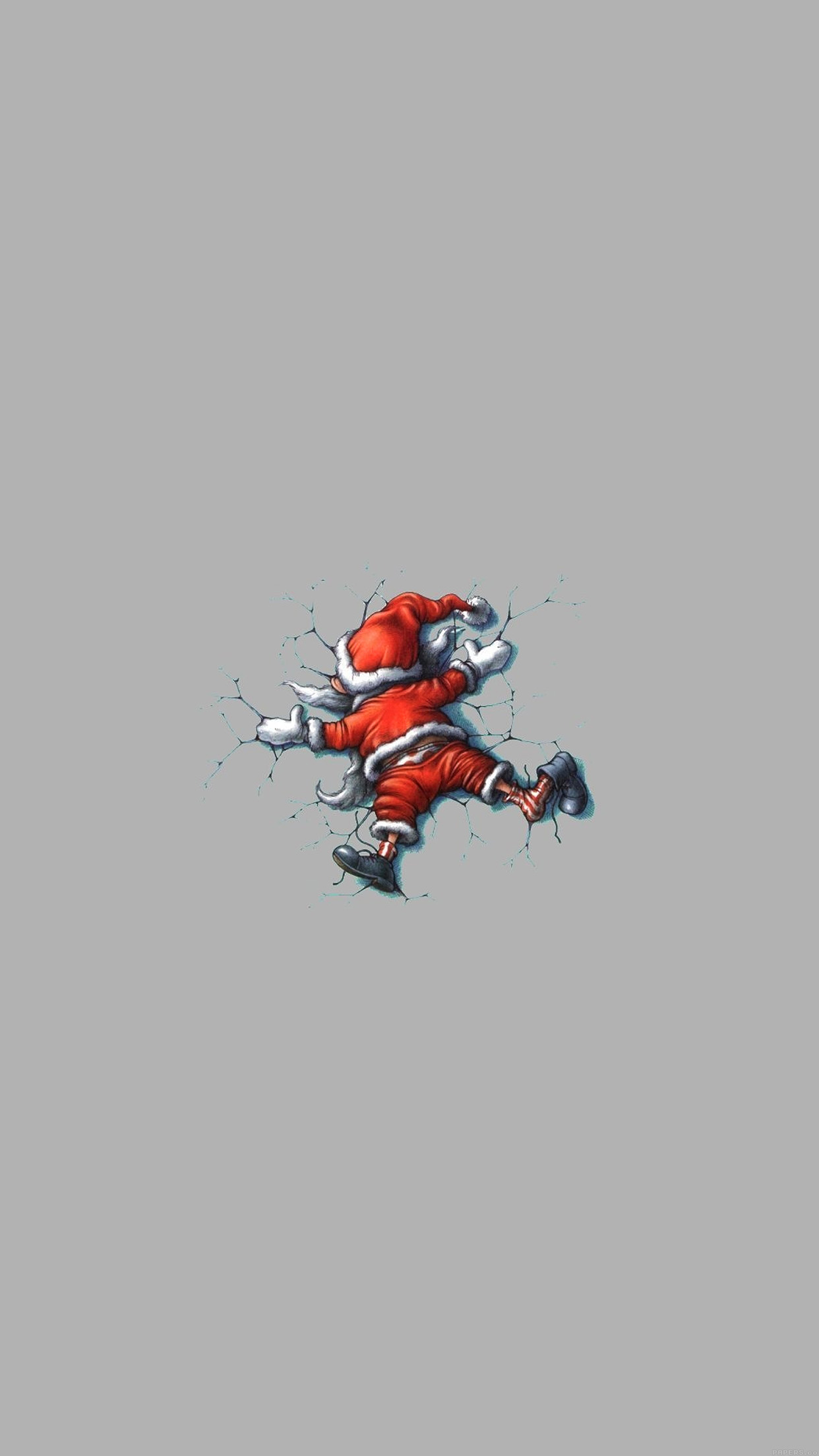 iPhoneXpapers christmas santa illust art