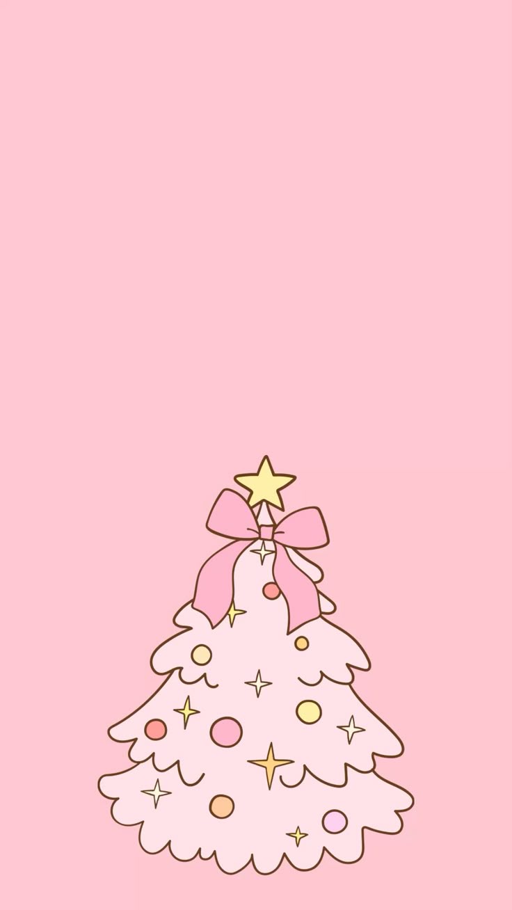 pink tree lockscreen