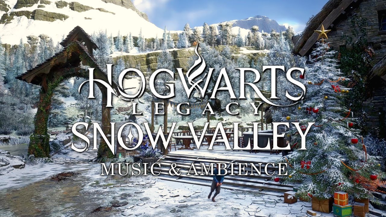 Hogwarts Legacy Snow Valley Harry Potter Music & Cozy Winter Ambience