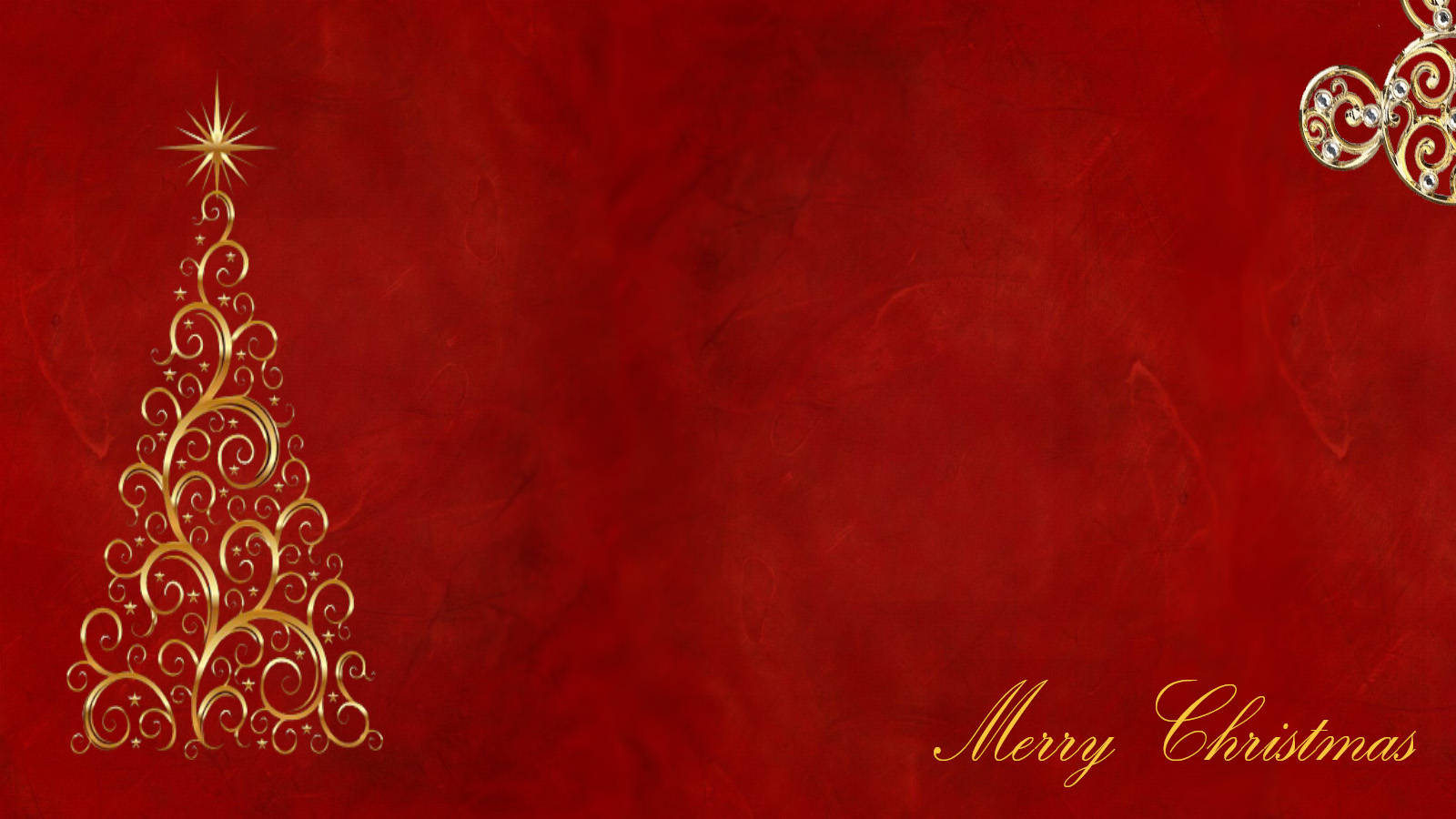 Download Caption: Sparkling Red and Gold Christmas Background Wallpaper