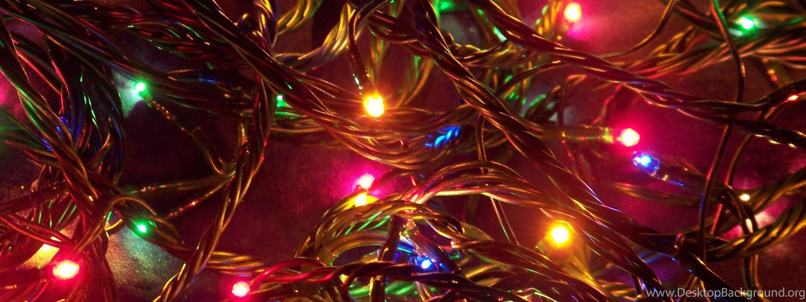 Christmas Lights HD Wallpaper Desktop Background