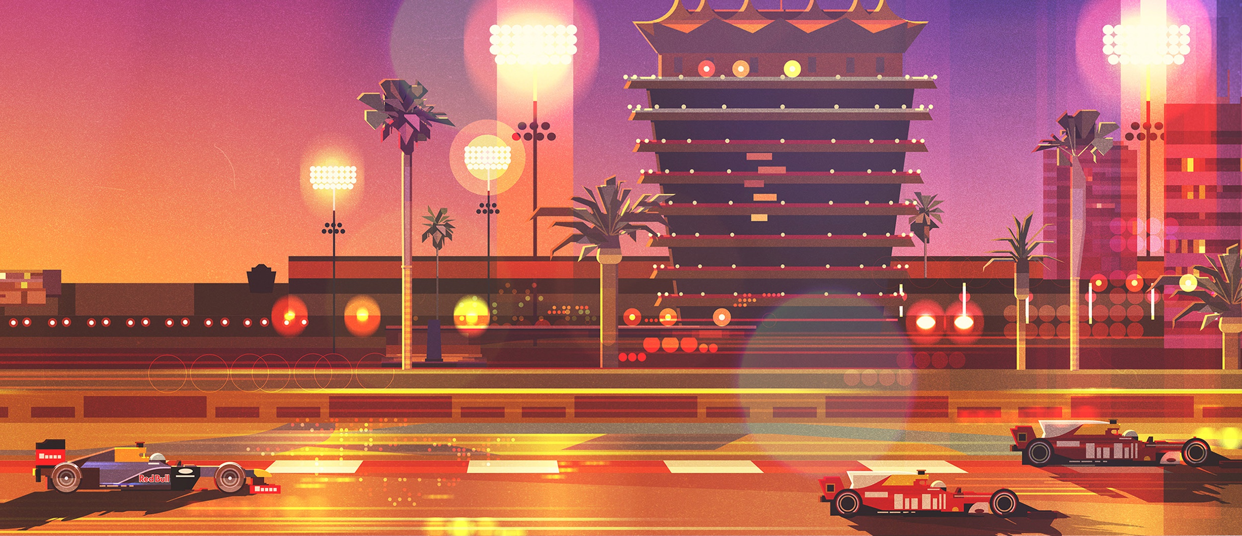 Wallpaper Car, Machine, Style, Race, Art, Formula 1, Sports Car, Formula 1 For Mobile And Desktop, Section арт, Resolution 2500x1080