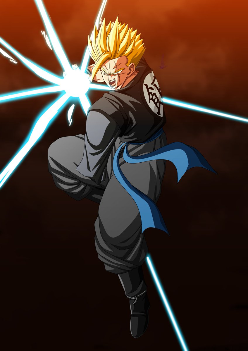 The last hope, Future Warrior in Black ssj2 Kamehameha! #DragonBall #dragonballheroes #superdragonballheroes