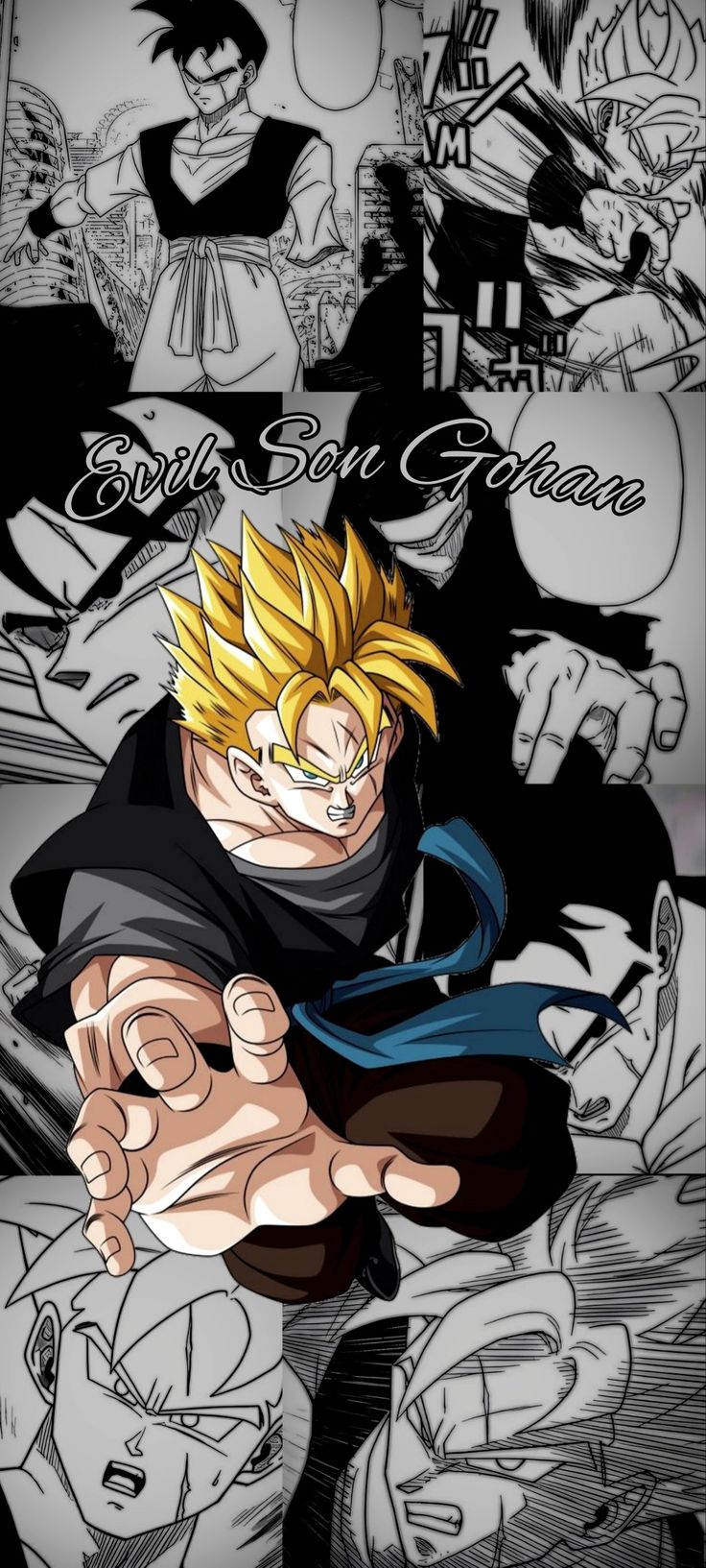 Mirai Gohan Warrior Black wallpaper