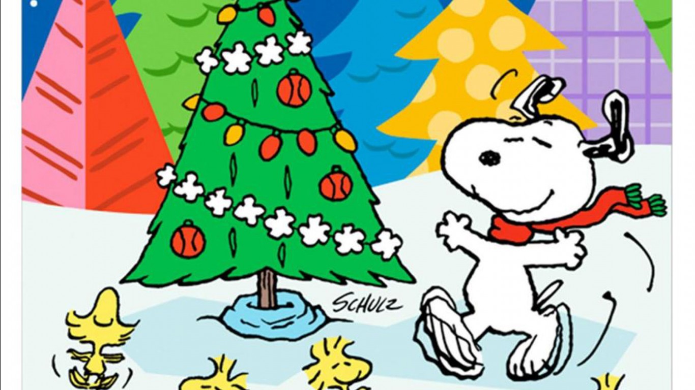Snoopy christmas wallpaper hotsell