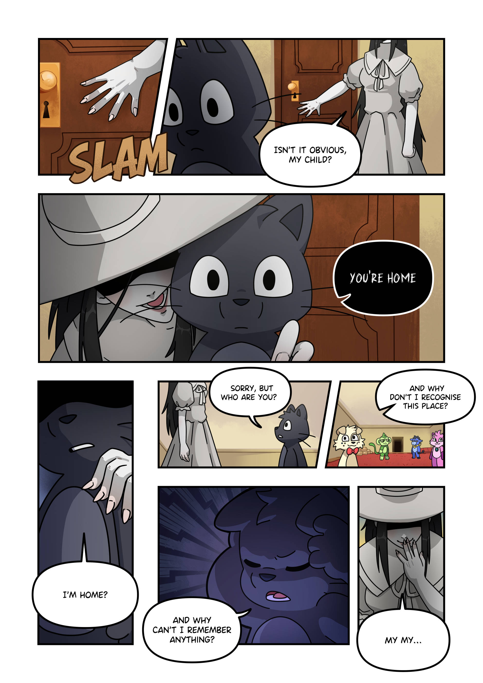 I Made the Background for this Mascot Horror Comic