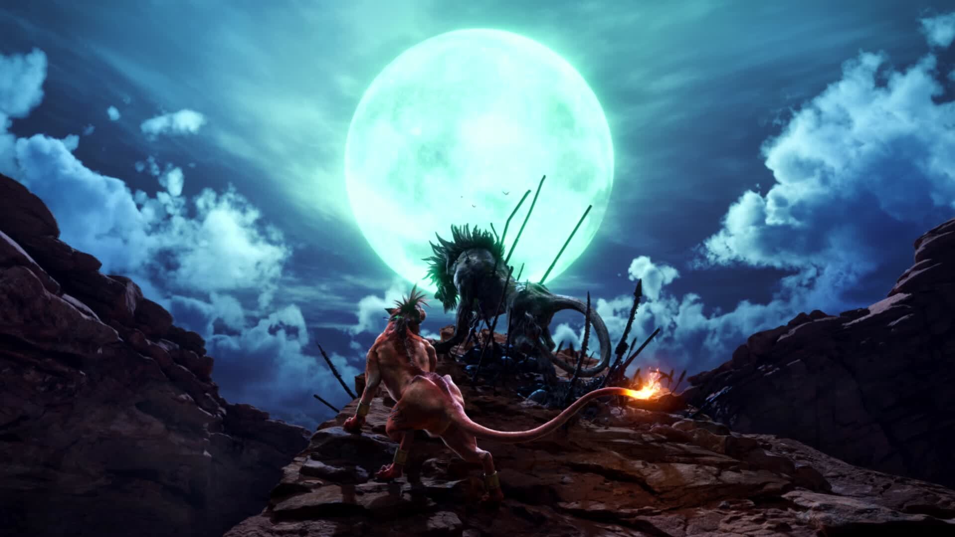 Final Fantasy VII Rebirth Red XIII Key Art animated wallpaper