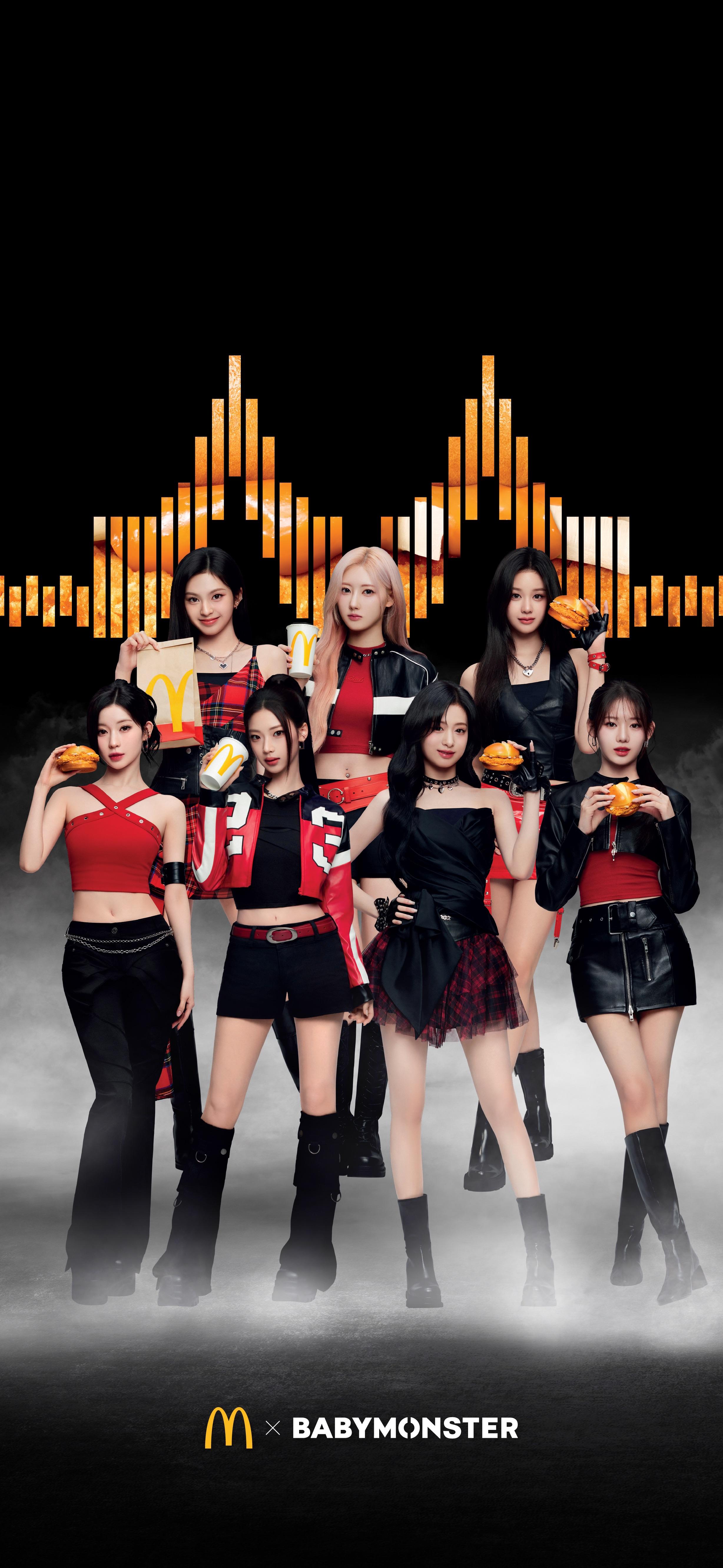 BABYMONSTER for McDonald's Hong Kong Mobile Wallpaper