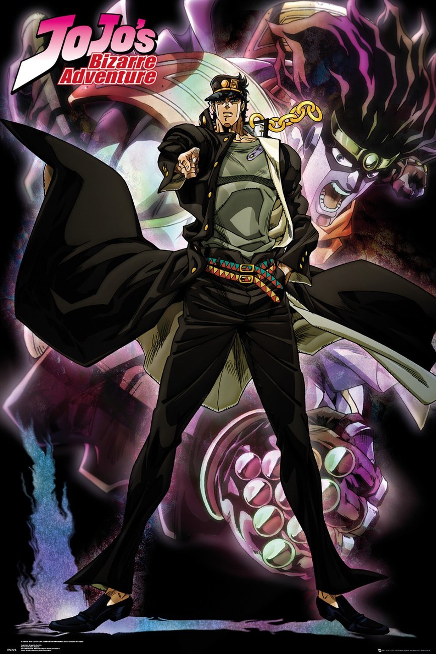 Poster Jojo's Bizarre Adventure Crusaders. Wall Art 1 FREE