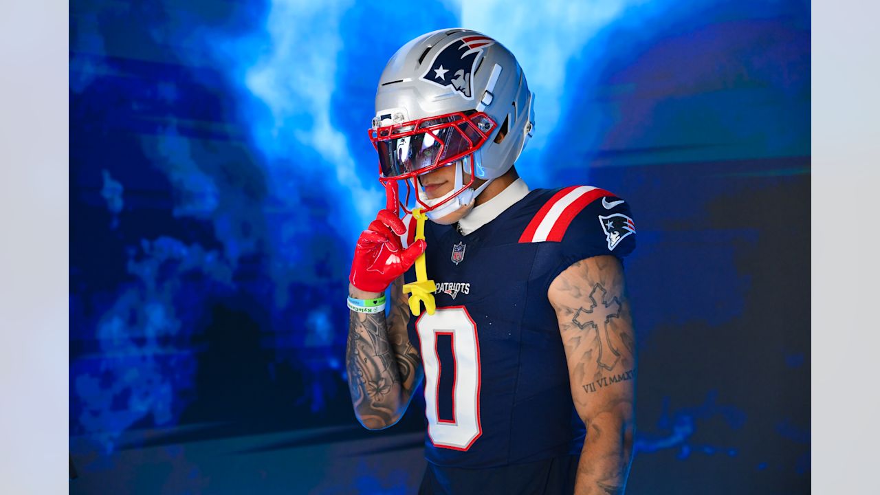 Photos: Best of Christian Gonzalez at Patriots Media Day
