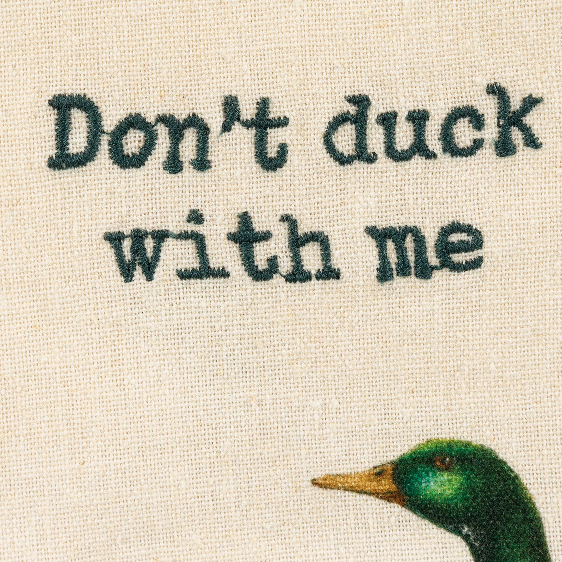 Don't Duck With Me Kitchen Towel. Primitives By Kathy