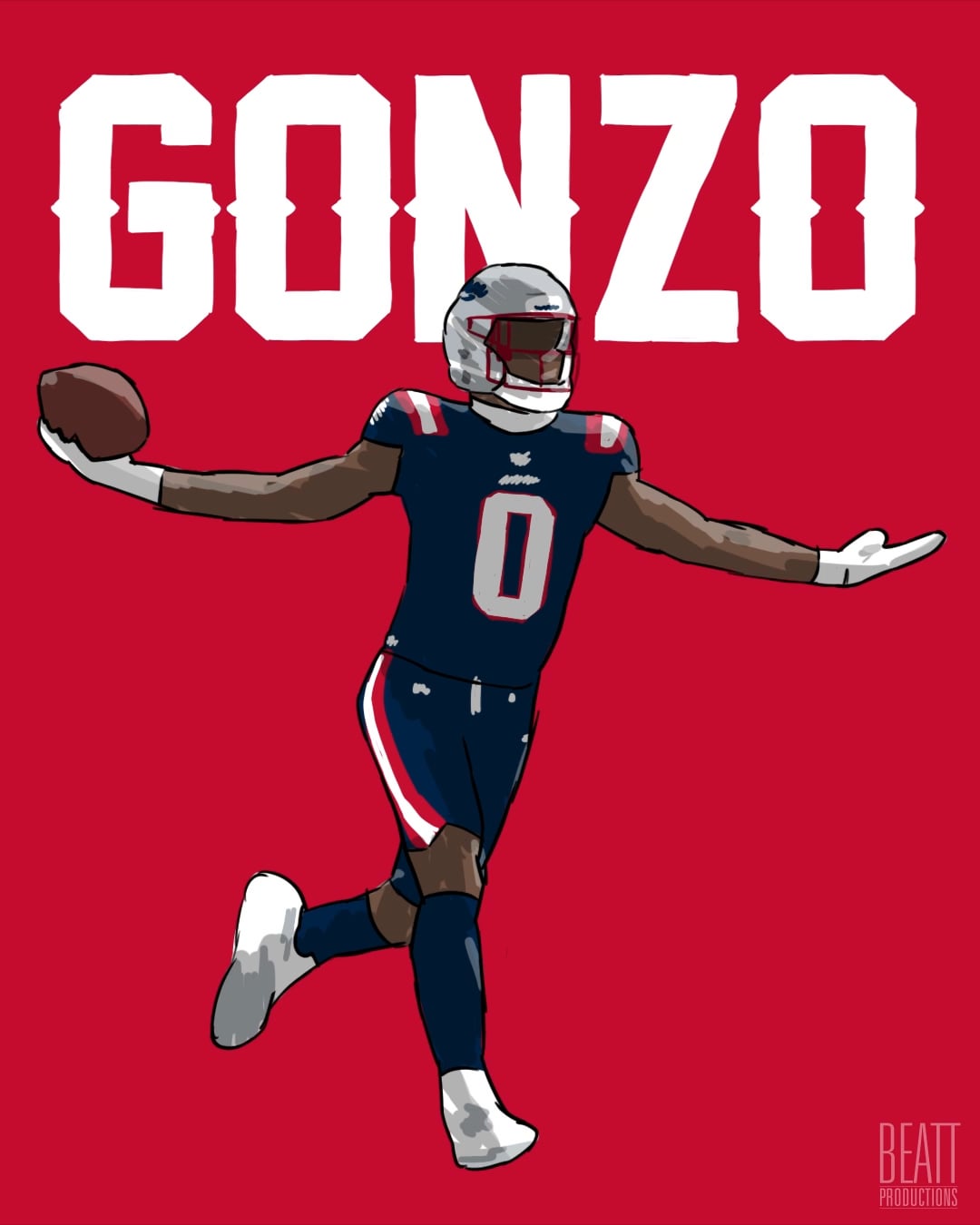 Christian Gonzalez of the New England Patriots (Rotoscope)