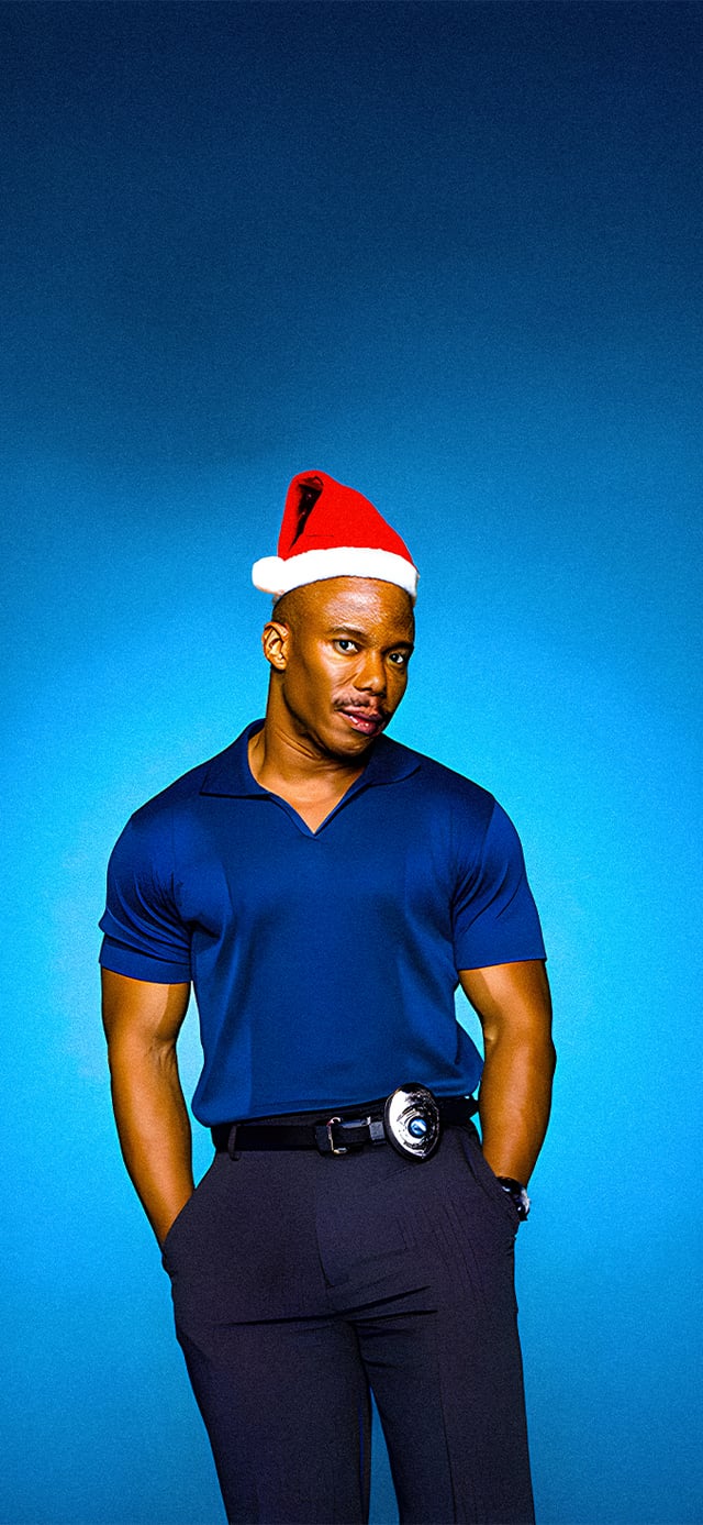 Dexter wallpaper I made (Christmas Edition)