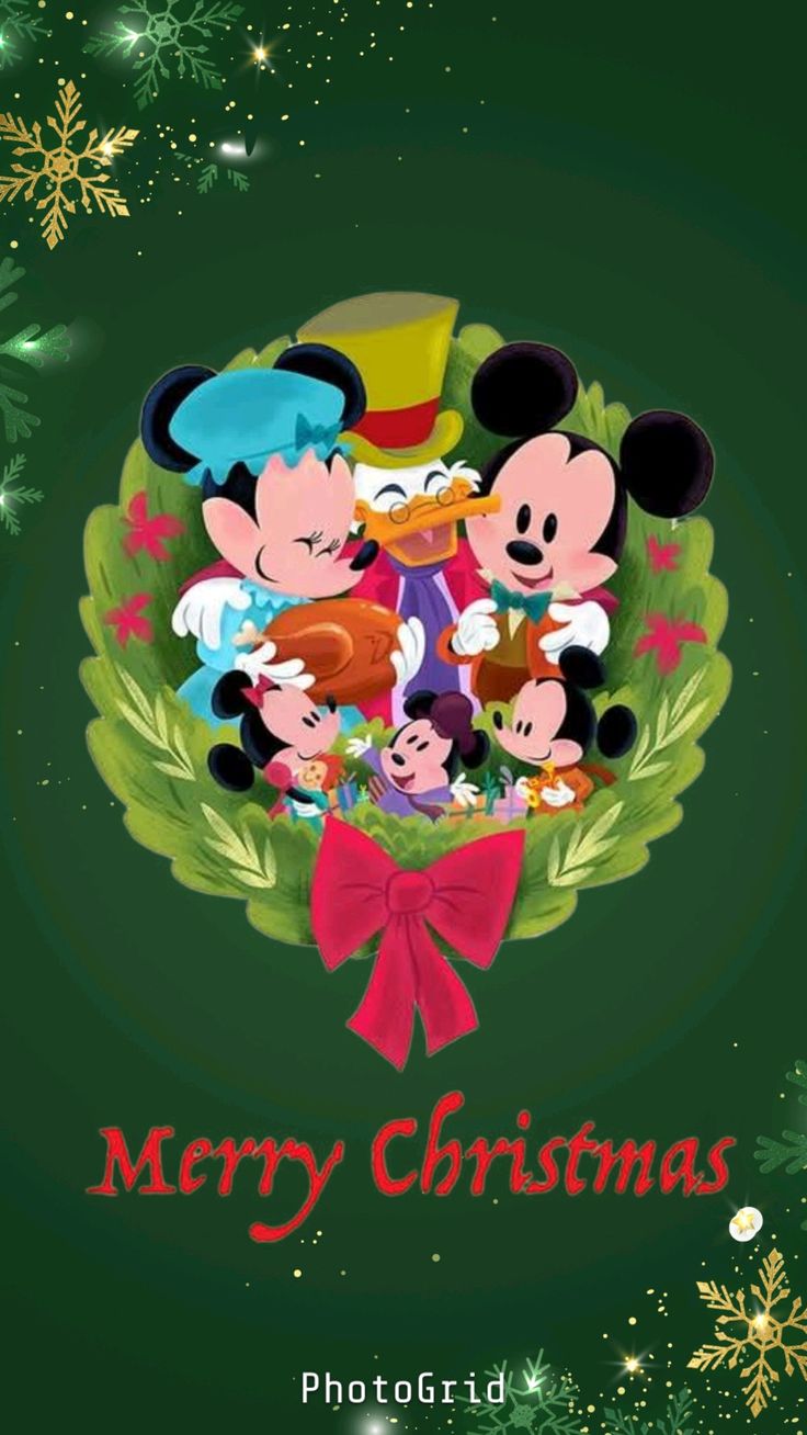 Vintage Disney Christmas Wallpaper