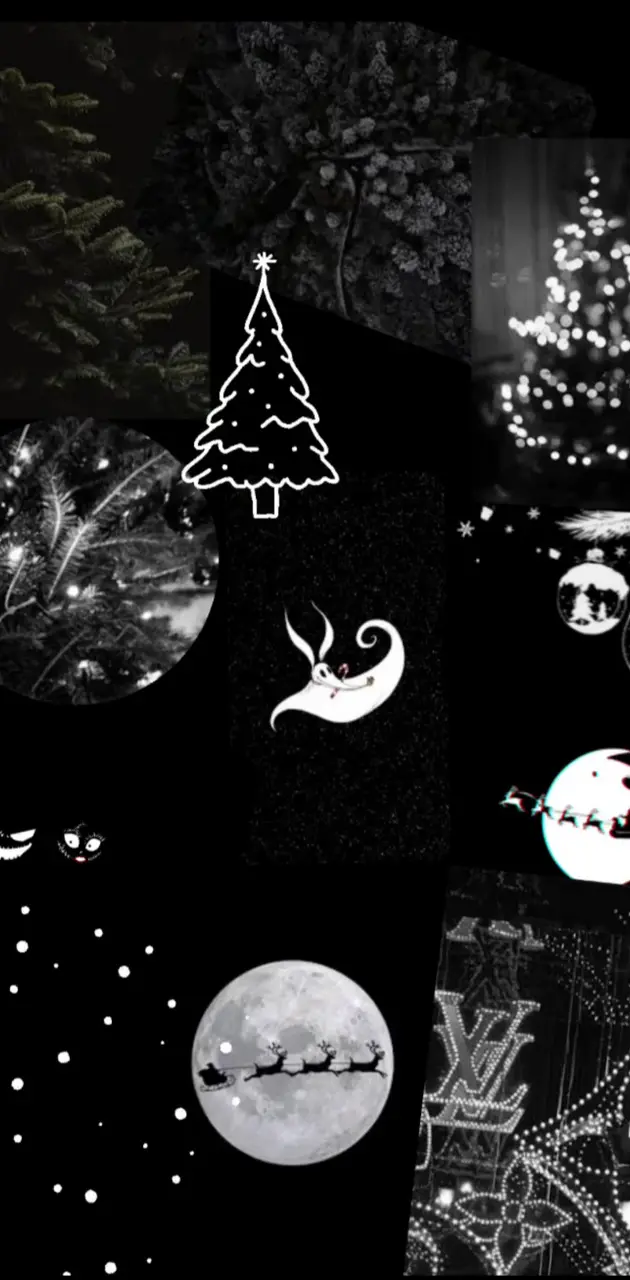 Black Christmas Wallpaper, HD Black Christmas Background on WallpaperBat