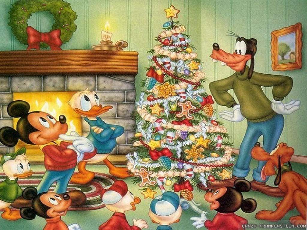 Solve Vintage Disney Christmas jigsaw puzzle online with 238 pieces