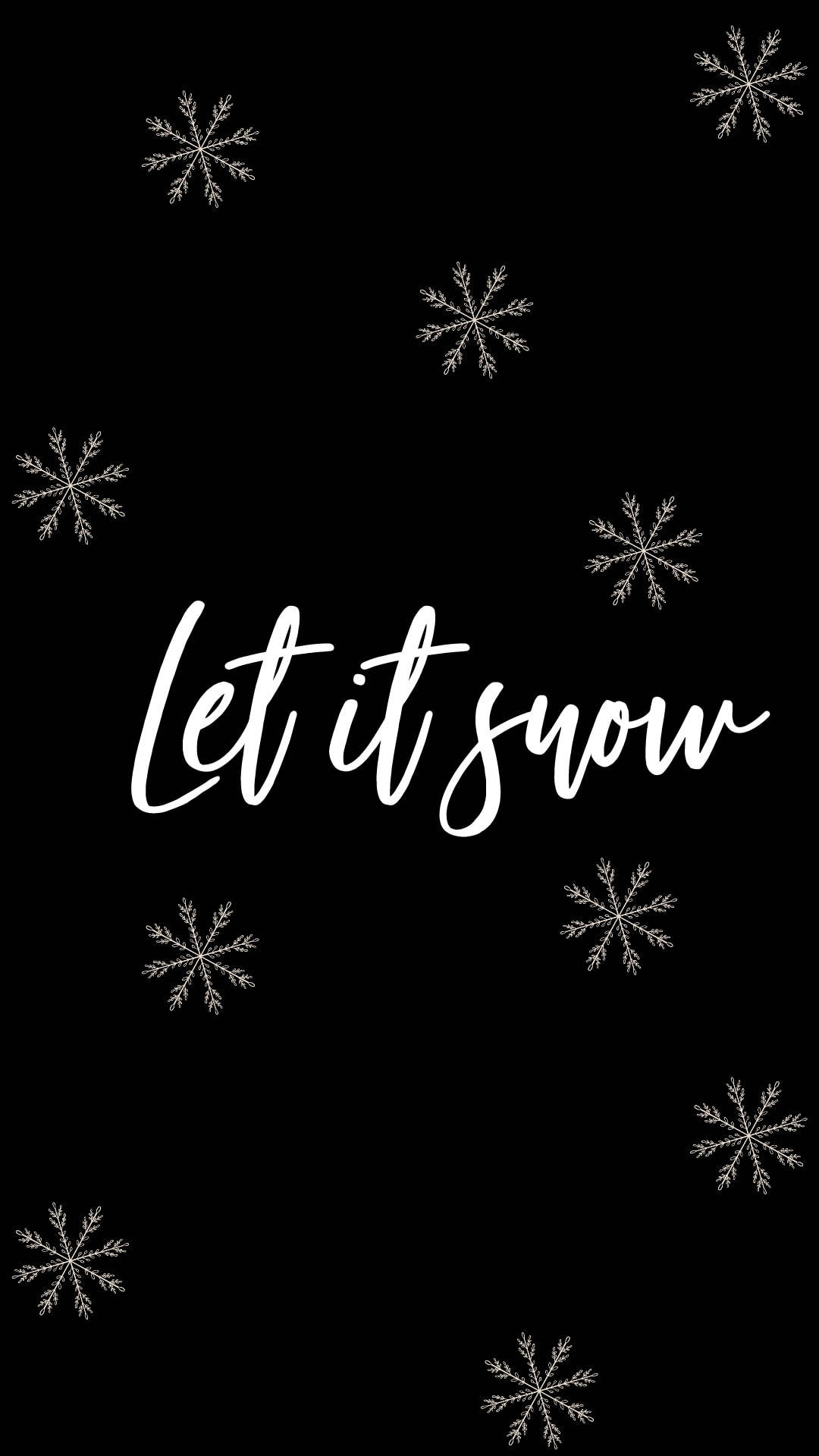 Black Christmas Background