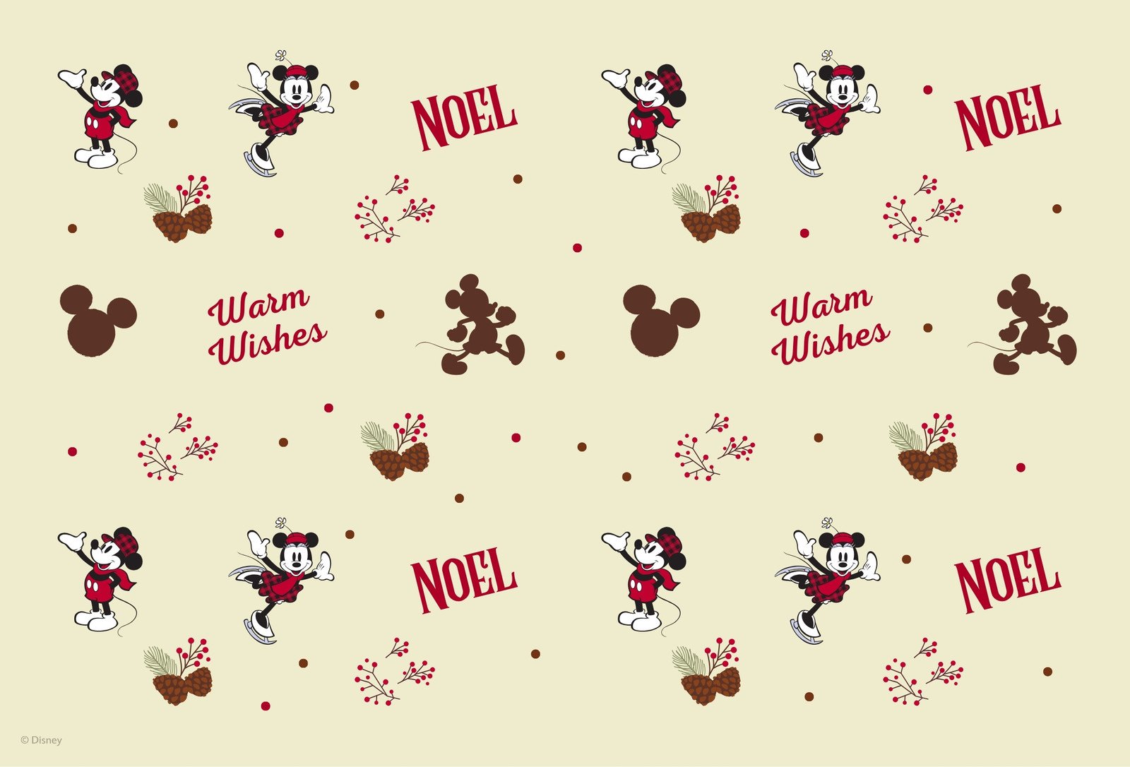 Printable Disney Christmas wrapping paper