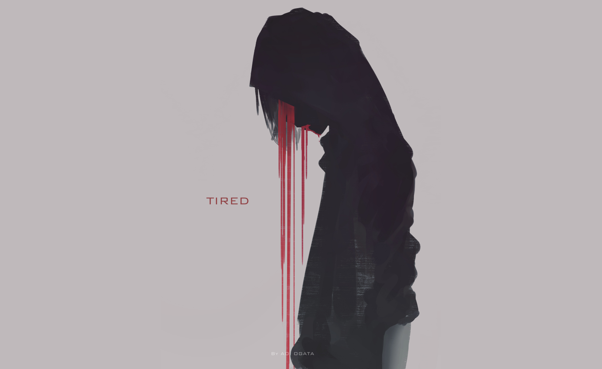 Tired Anime Original Ultra HD Wallpaper