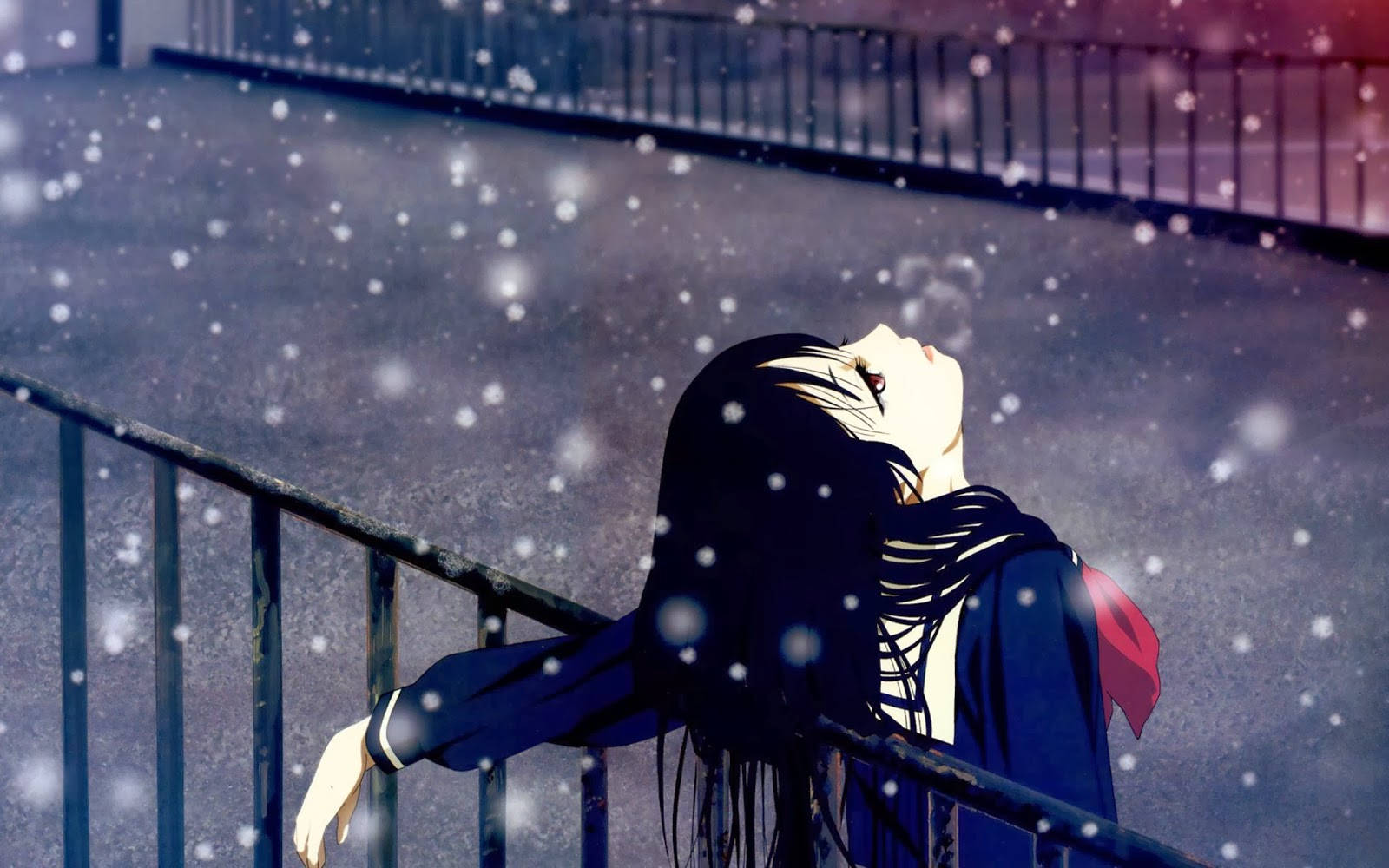 Download Tired Sad Girl Anime Wallpaper