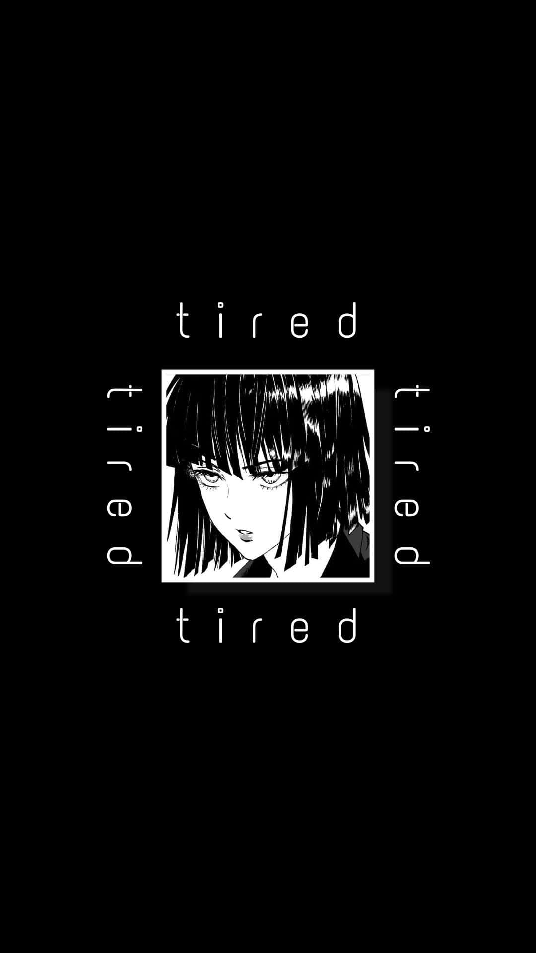 Download Tired_ Aesthetic_ Anime_ Style Wallpaper