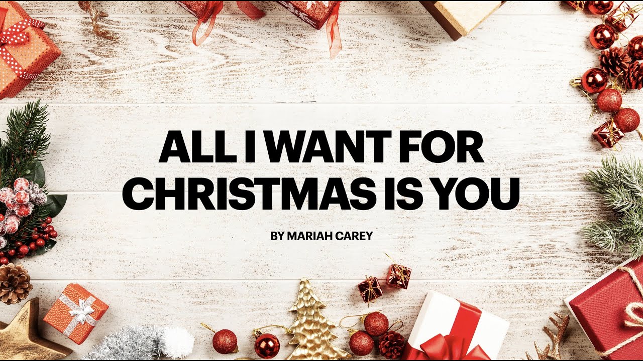 All I Want For Christmas Is You by Mariah Carey (Lyric Video)
