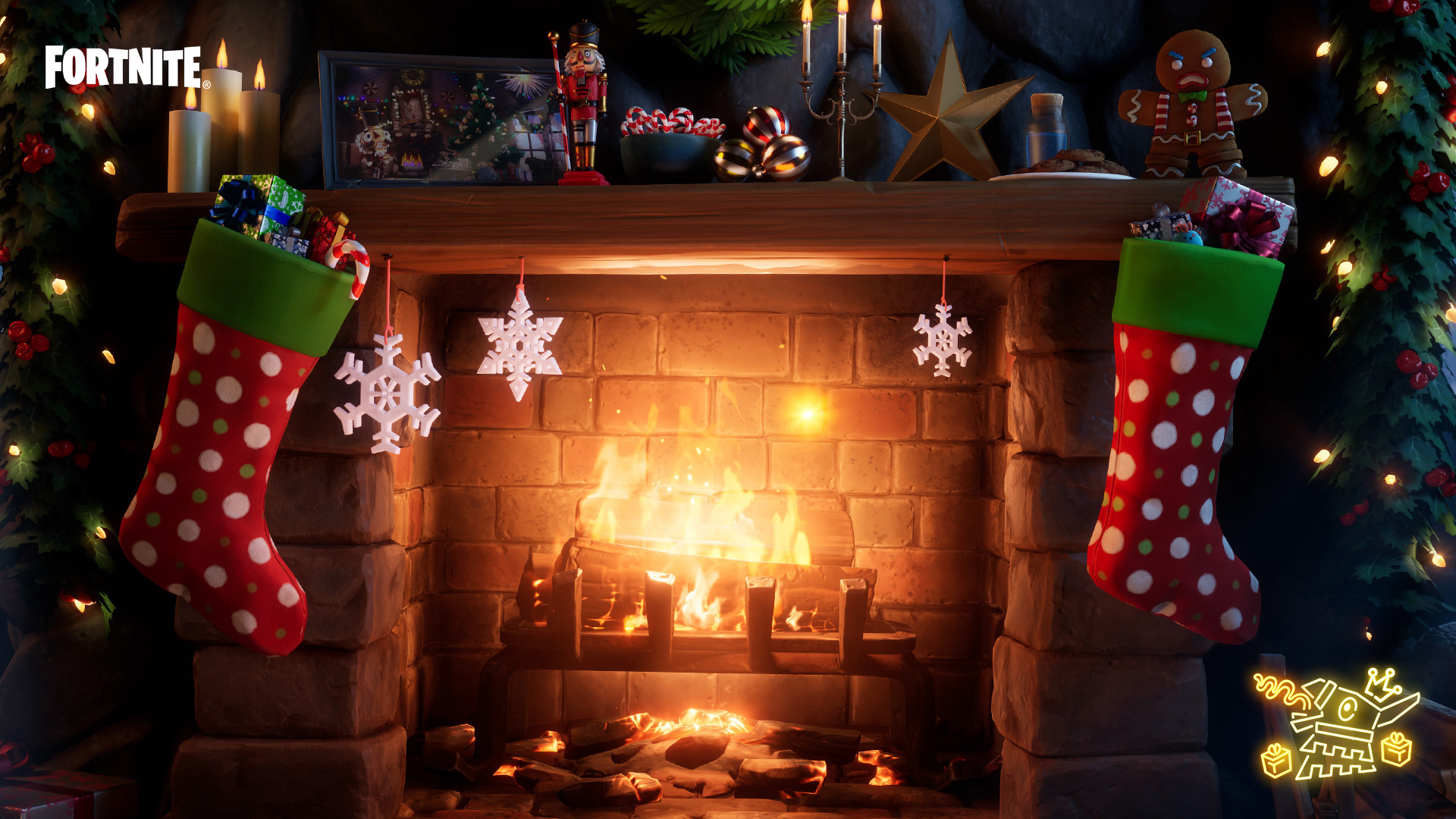 Unpack Presents in Fortnite BR's Winterfest Cabin!