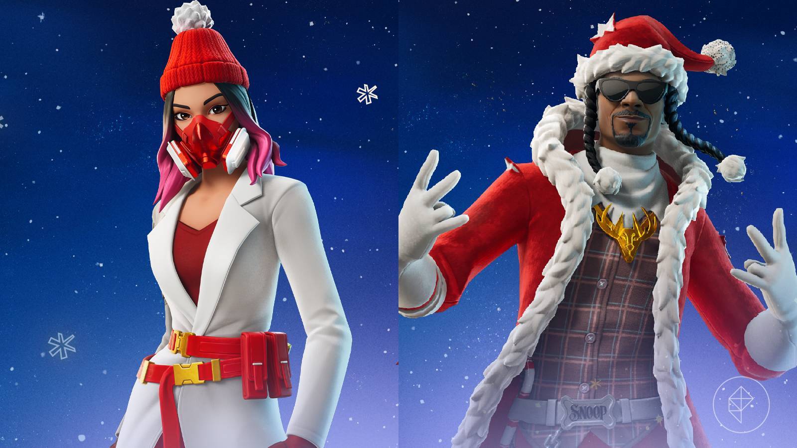How to get free Yulejacket and Santa Dogg skins in Fortnite Winterfest