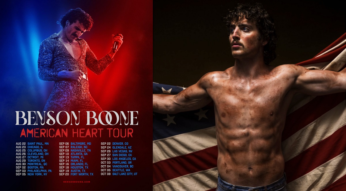 Rock Cellar Magazine Now: Riding A Wave Of Backflips, Benson Boone Releases New Album 'American Heart' Ahead Of World Tour (Listen Buy)