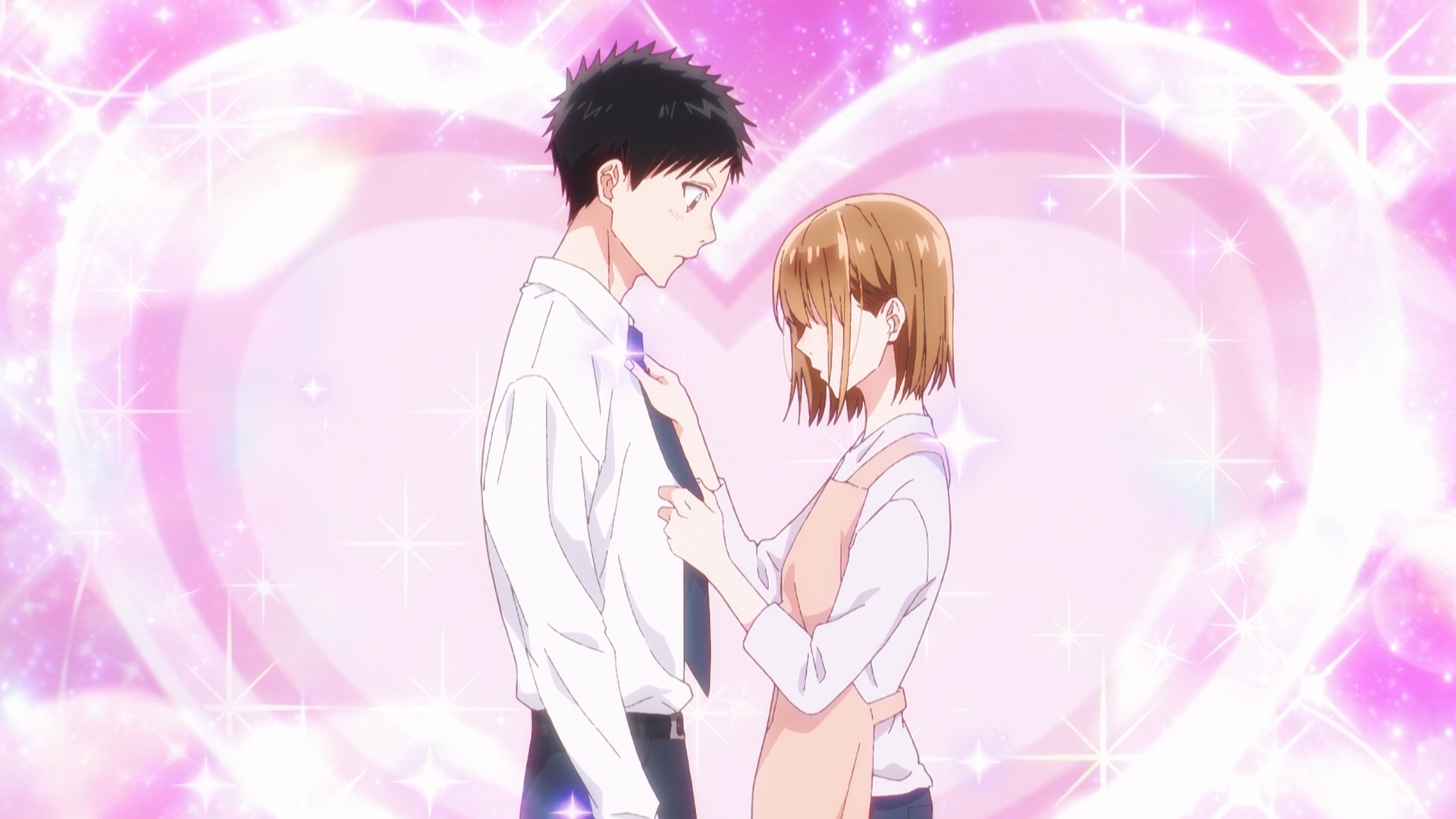 Blue Box Romance: Chinatsu & Taiki HD Anime Wallpaper