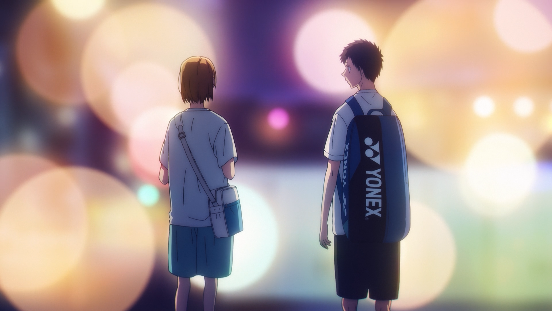 Blue Box Anime HD Wallpaper: Chinatsu Kano & Taiki Inomata Moment by Blue Box Episode 7