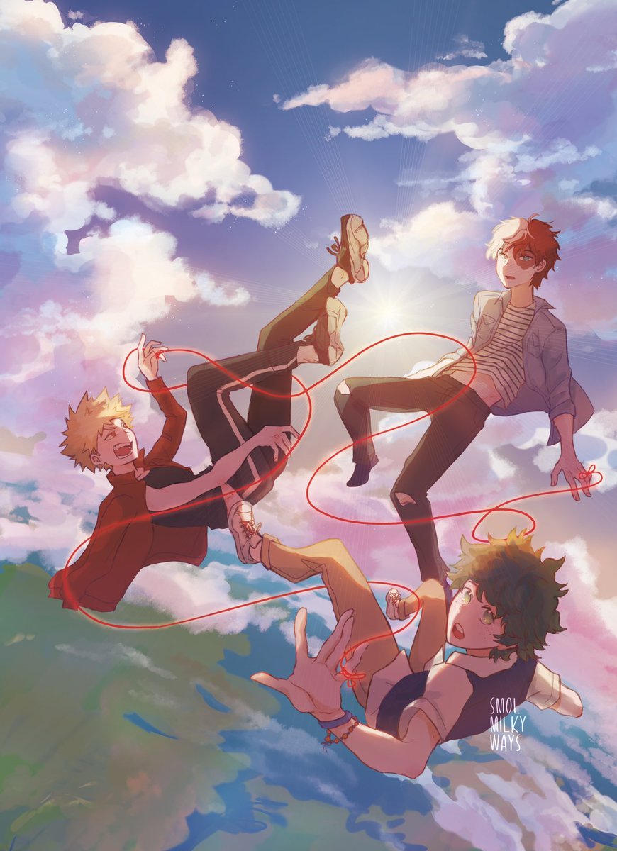 i had the honor to create the cover art for zine! ✨ - #bnha #mha #myheroacademia #bokunoheroacademia #tdbkdk