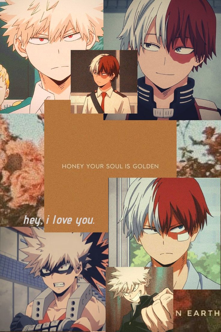 Wallpaper Todobaku (bnha)