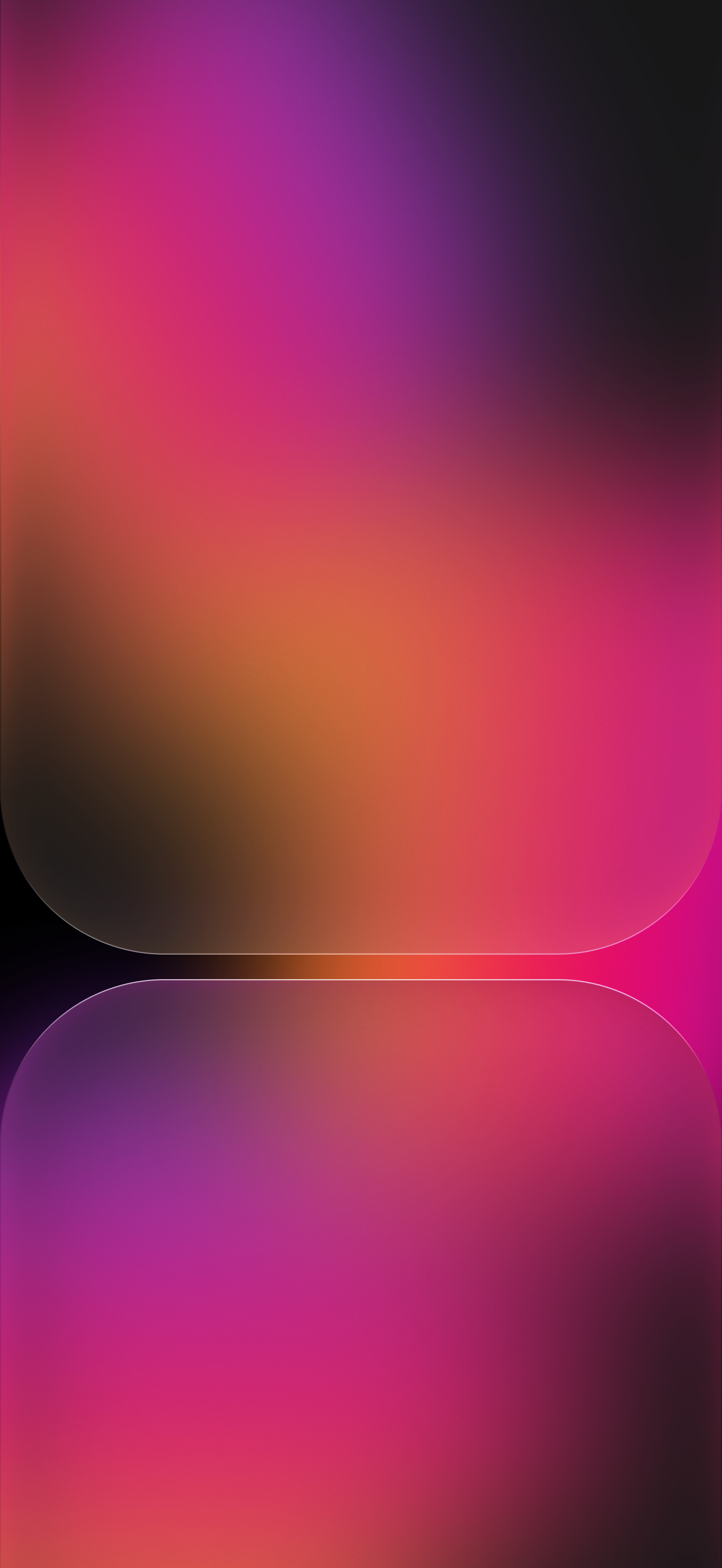 GlassPulse” Gradient iOS 26 Liquid Glass wallpaper