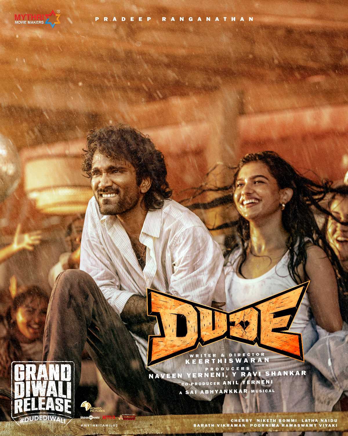 Dude Movie UHD Stills Posters & Wallpaper. Pradeep Ranganathan Mamitha Baiju Stills 4 Free